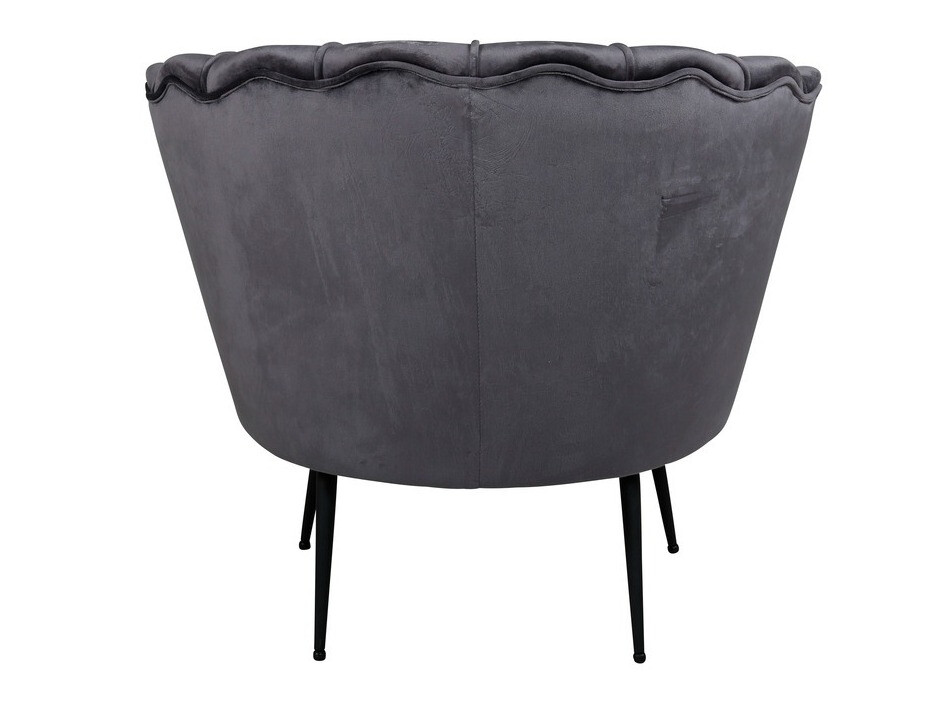 Armchair Dallas 1705 (Dark grey + Black)