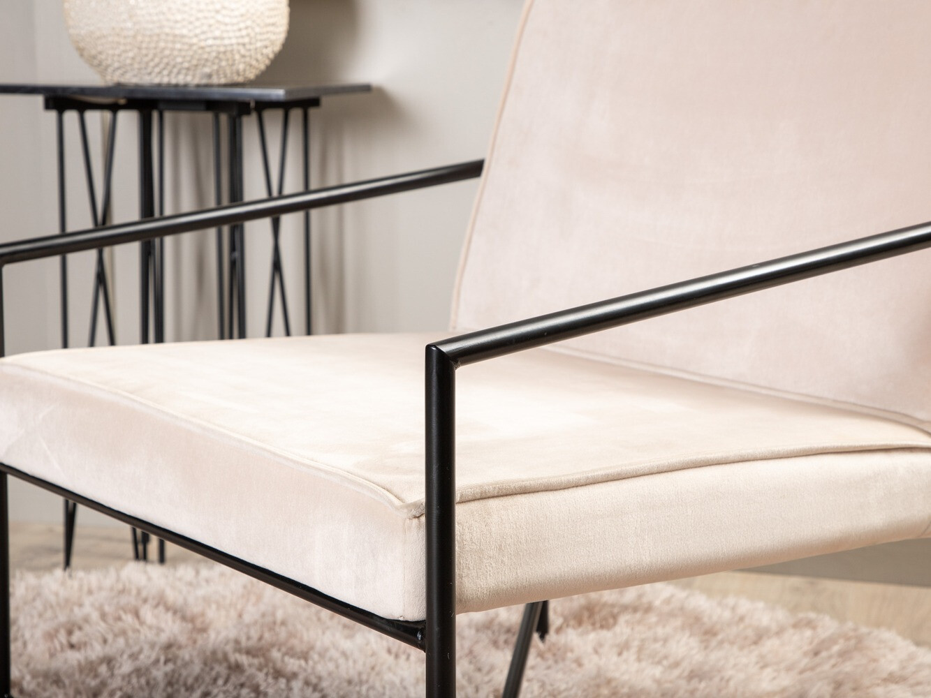 Armchair Dallas 1707 (Beige +Black)