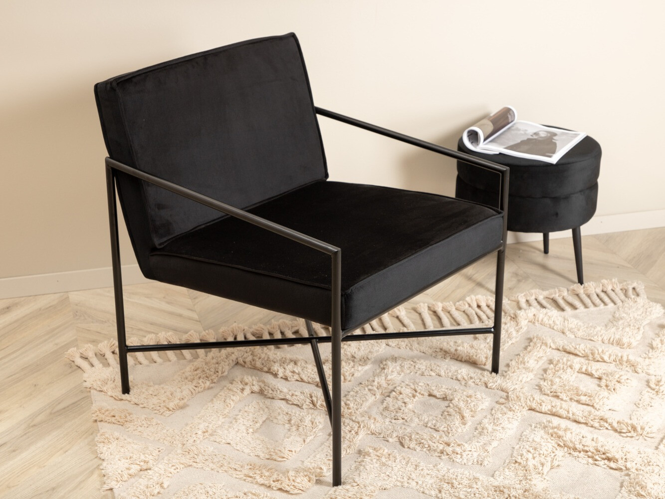Armchair Dallas 1707 (Black)