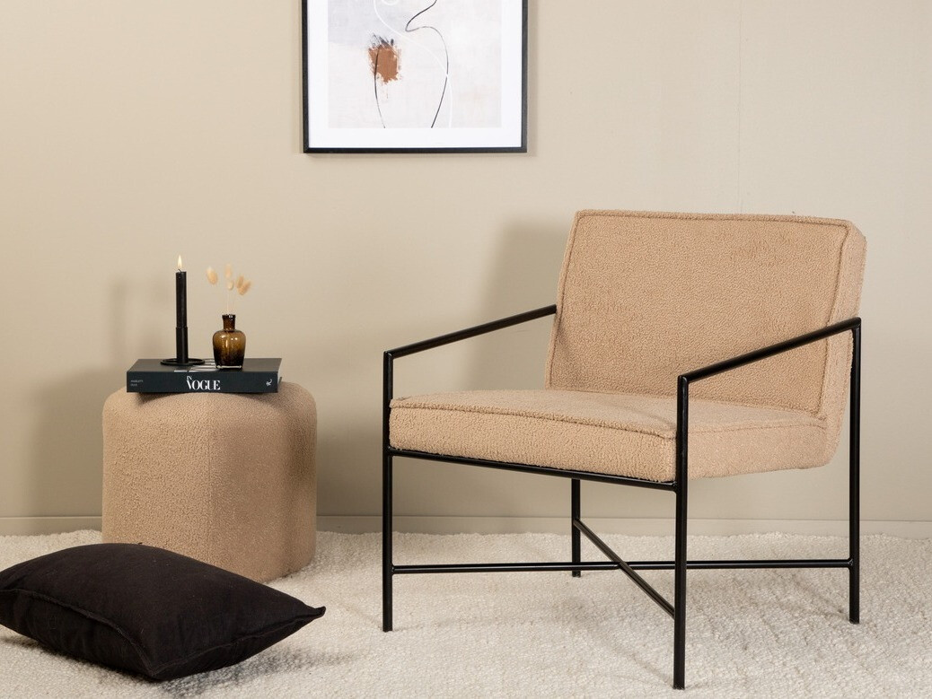 Armchair Dallas 1707 (Brown + Black)