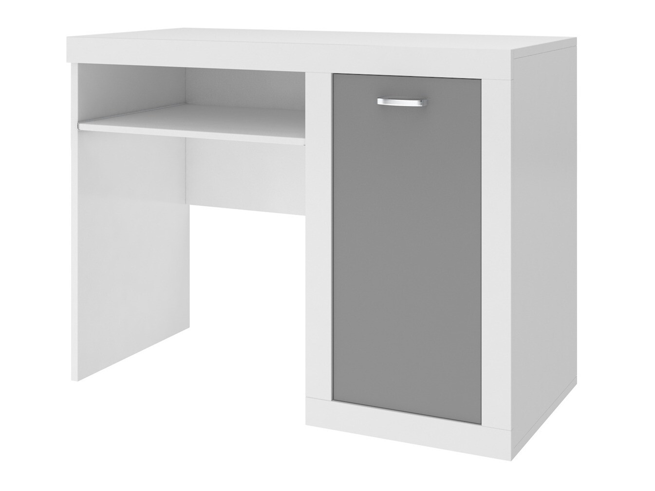 Desk Tentive 102 (White + Grey)