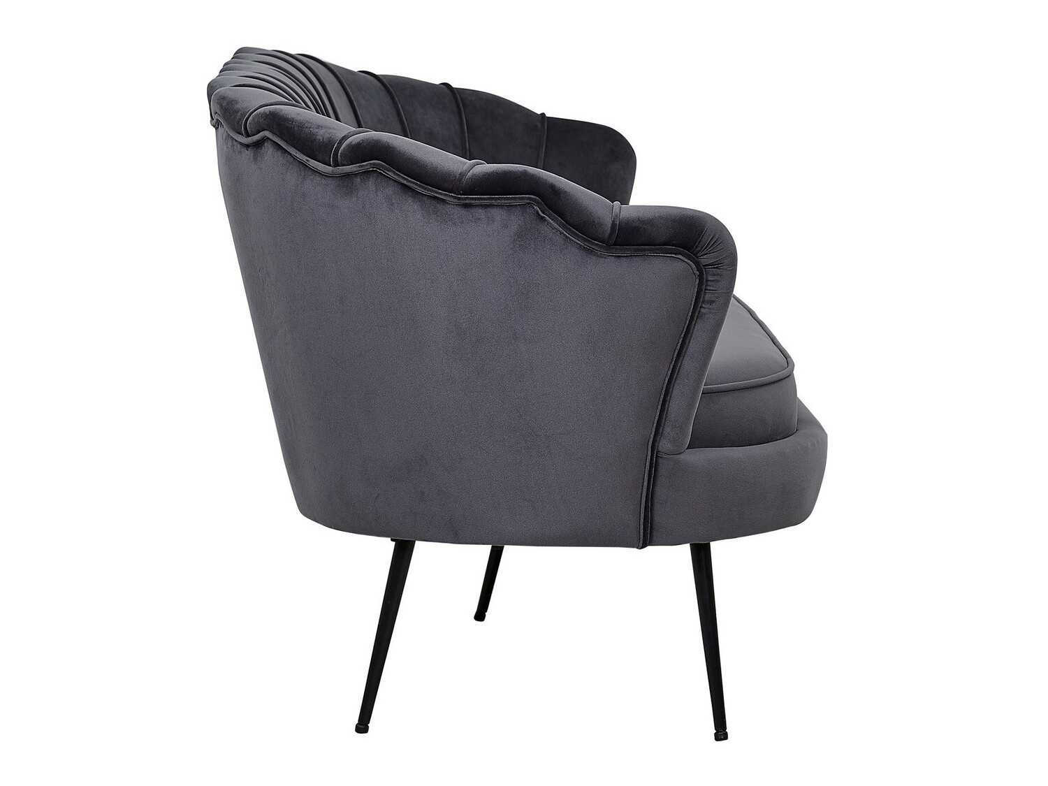 Sofa Dallas 2917 (Dark grey + Black)