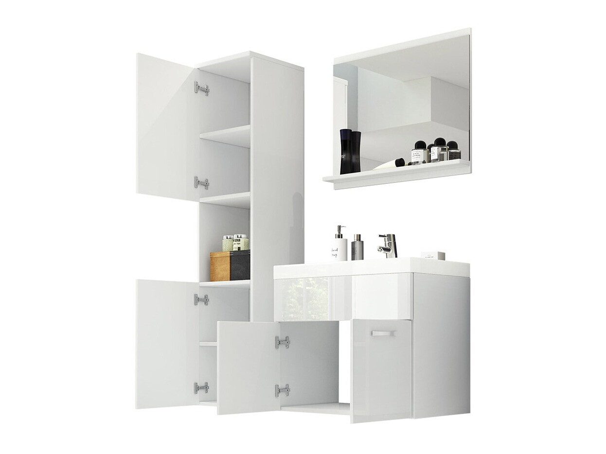 Bathroom set Sarasota 122 (Matera grey + Glossy white)