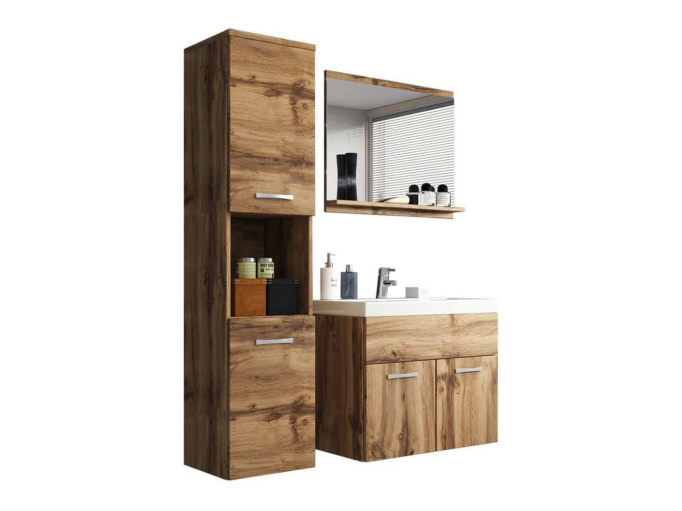 Bathroom set Sarasota 122 (Wotan Oak)