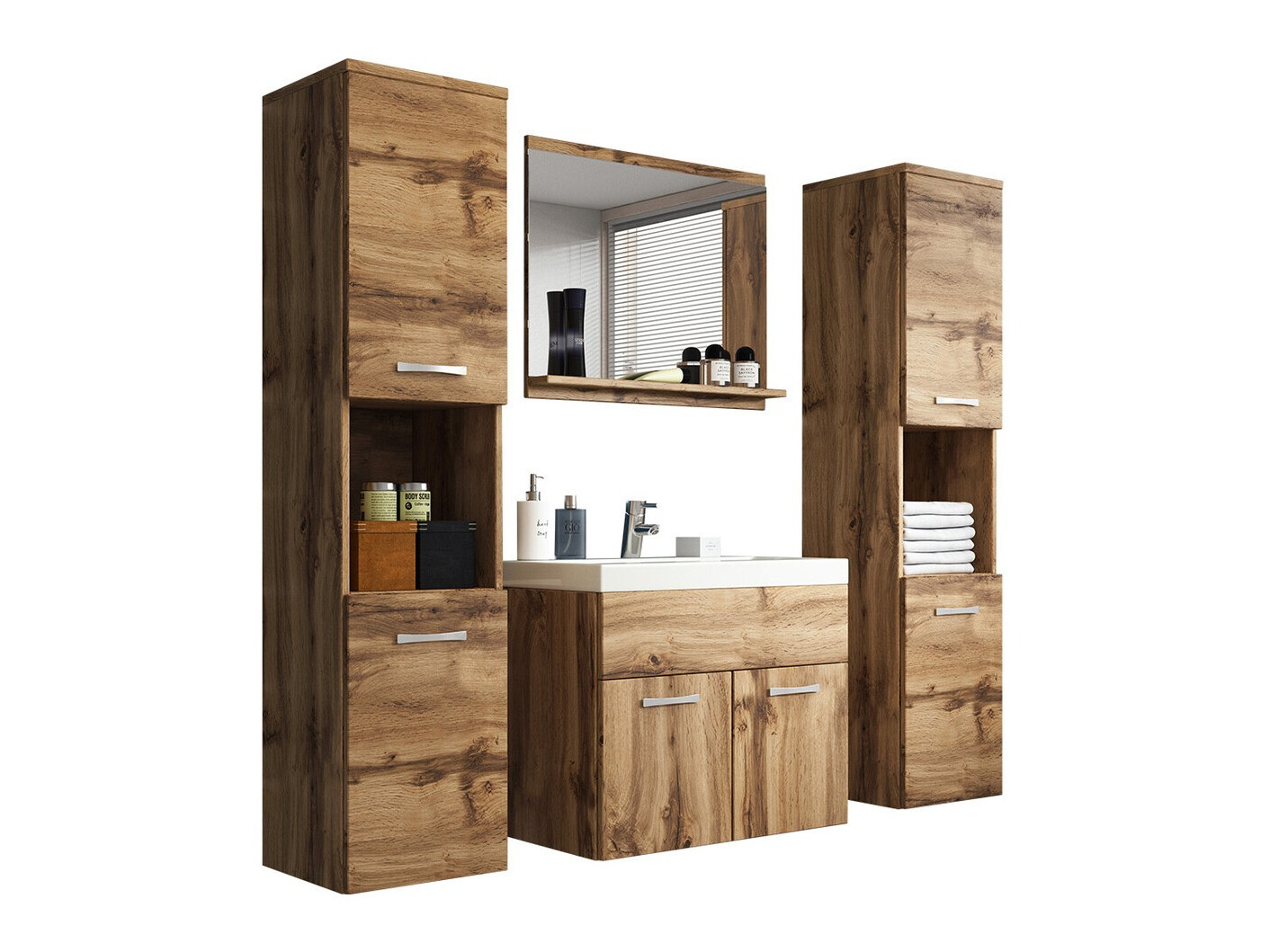 Bathroom set Sarasota 123 (Wotan Oak)