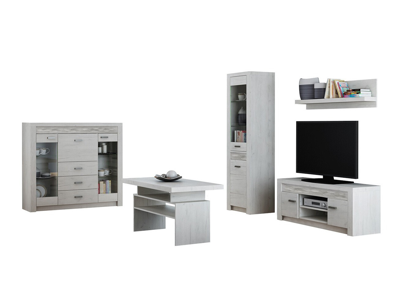 Living room set Serfeno 122 (Craft white)
