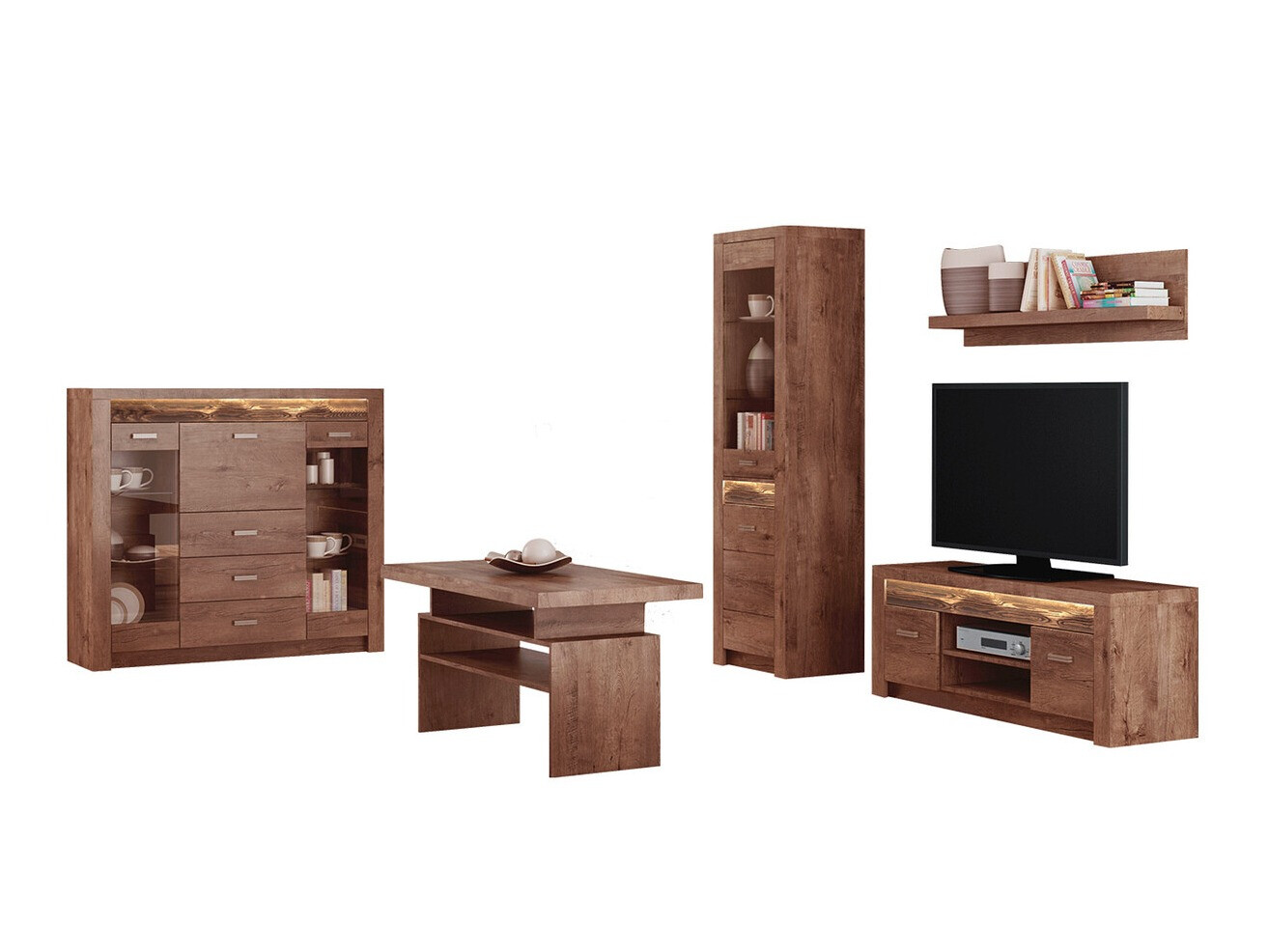 Living room set Serfeno 122 (Light ash)