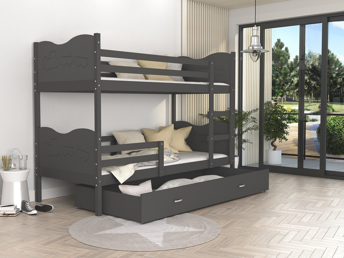 Bunk bed Aurora 110 (Grey)