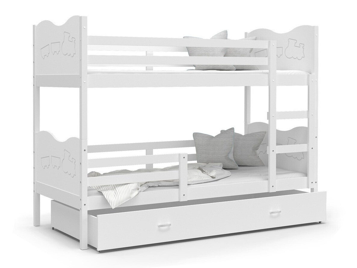 Bunk bed Aurora 110 (White)