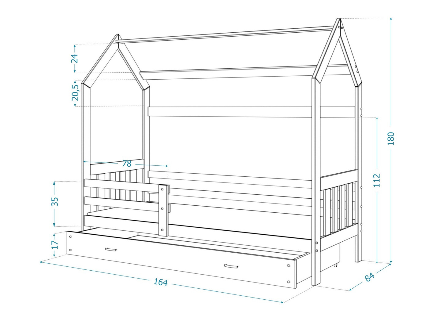 Bed Aurora 122