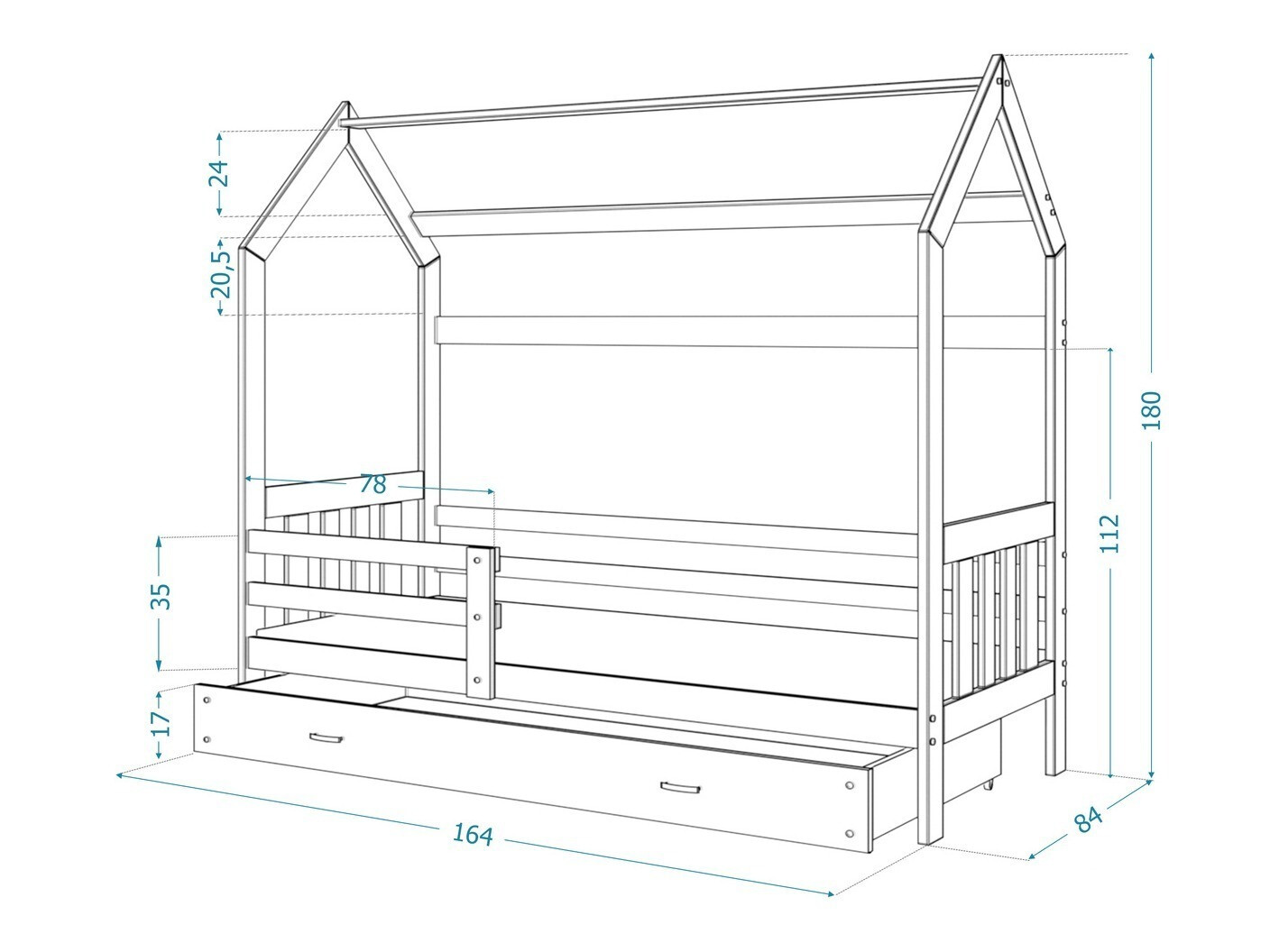 Bed Aurora 122