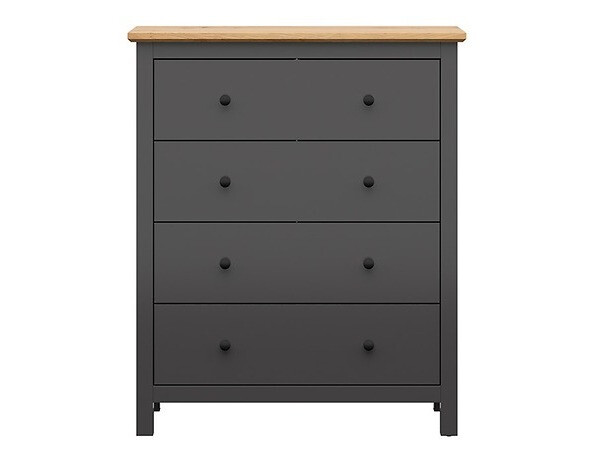Chest of drawers Sordoro 104 (Graphite + Artisan oak)