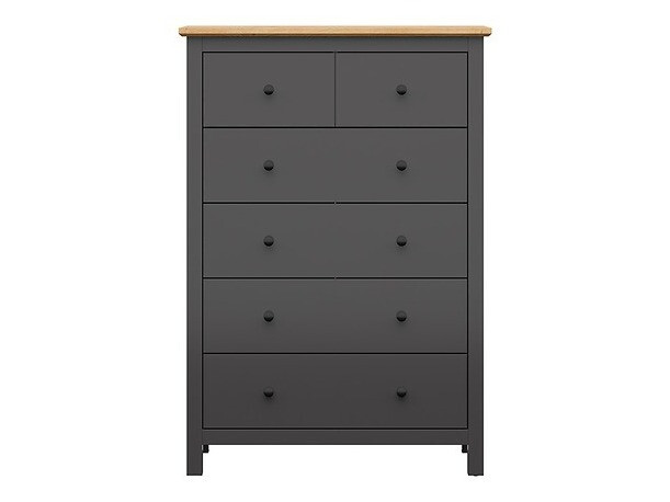 Chest of drawers Sordoro 105 (Graphite + Artisan oak)