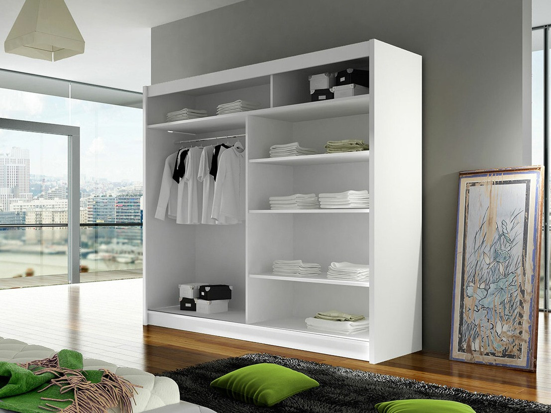 Wardrobe Closico Cavaris I (Black + Artisan oak)