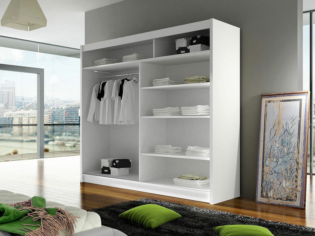 Wardrobe Closico Cavaris I (Black + Artisan oak)