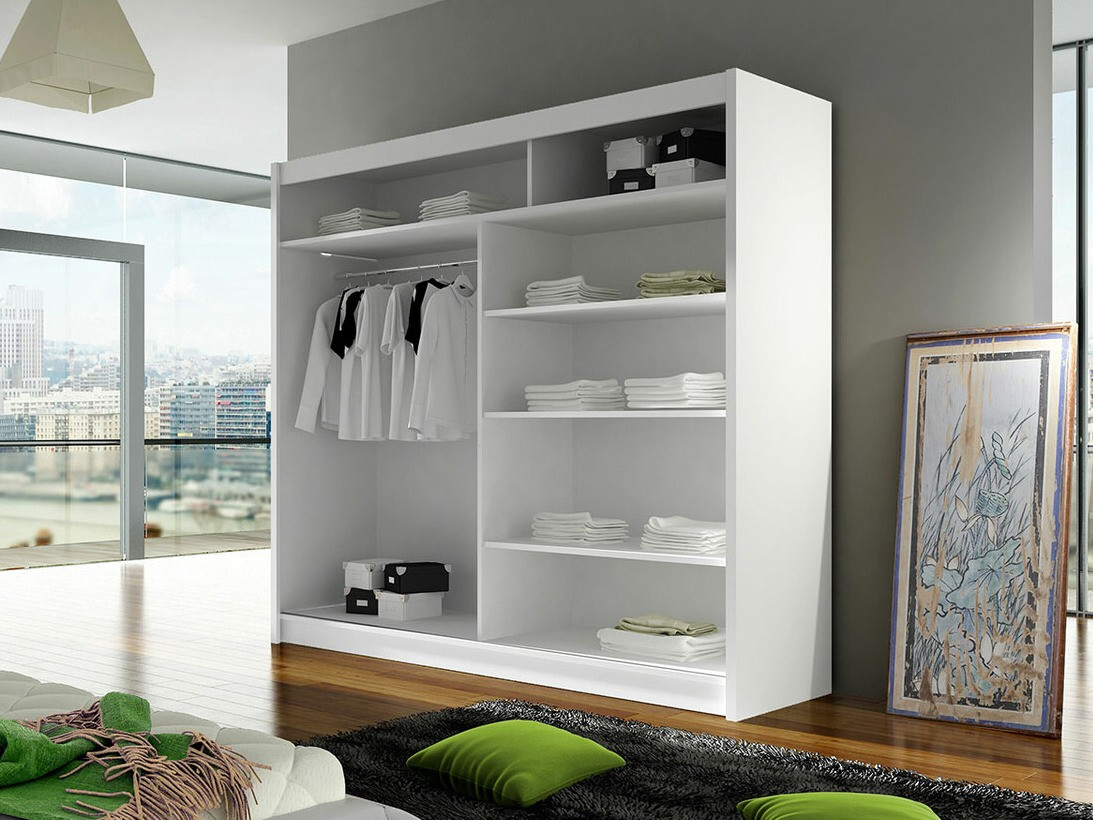 Wardrobe Closico Cavaris III (Black + Artisan oak)