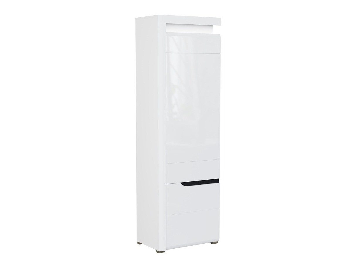 Bookcase Revelmi 106 (Glossy white + White)