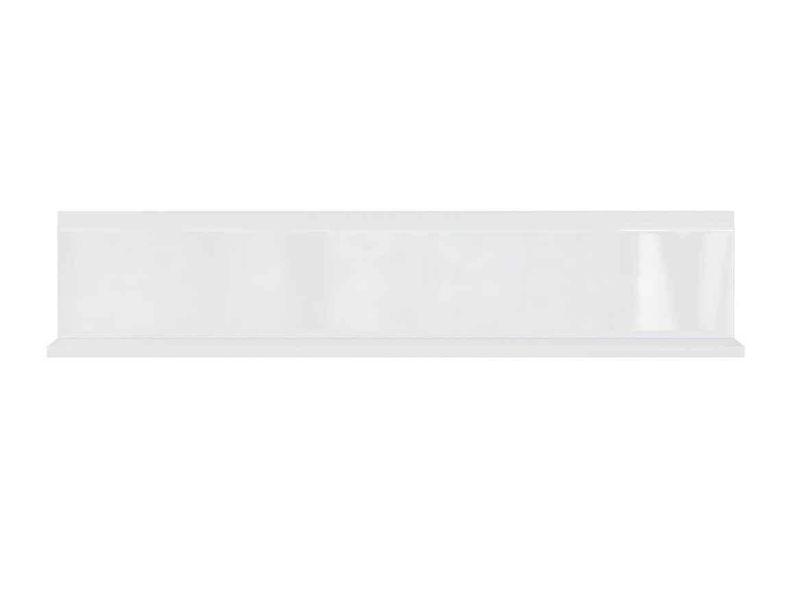 Wall shelf Revelmi 108 (Glossy white + White)