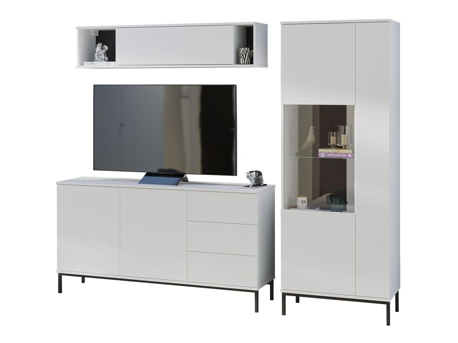 Living room set Lomsore 110 (White)