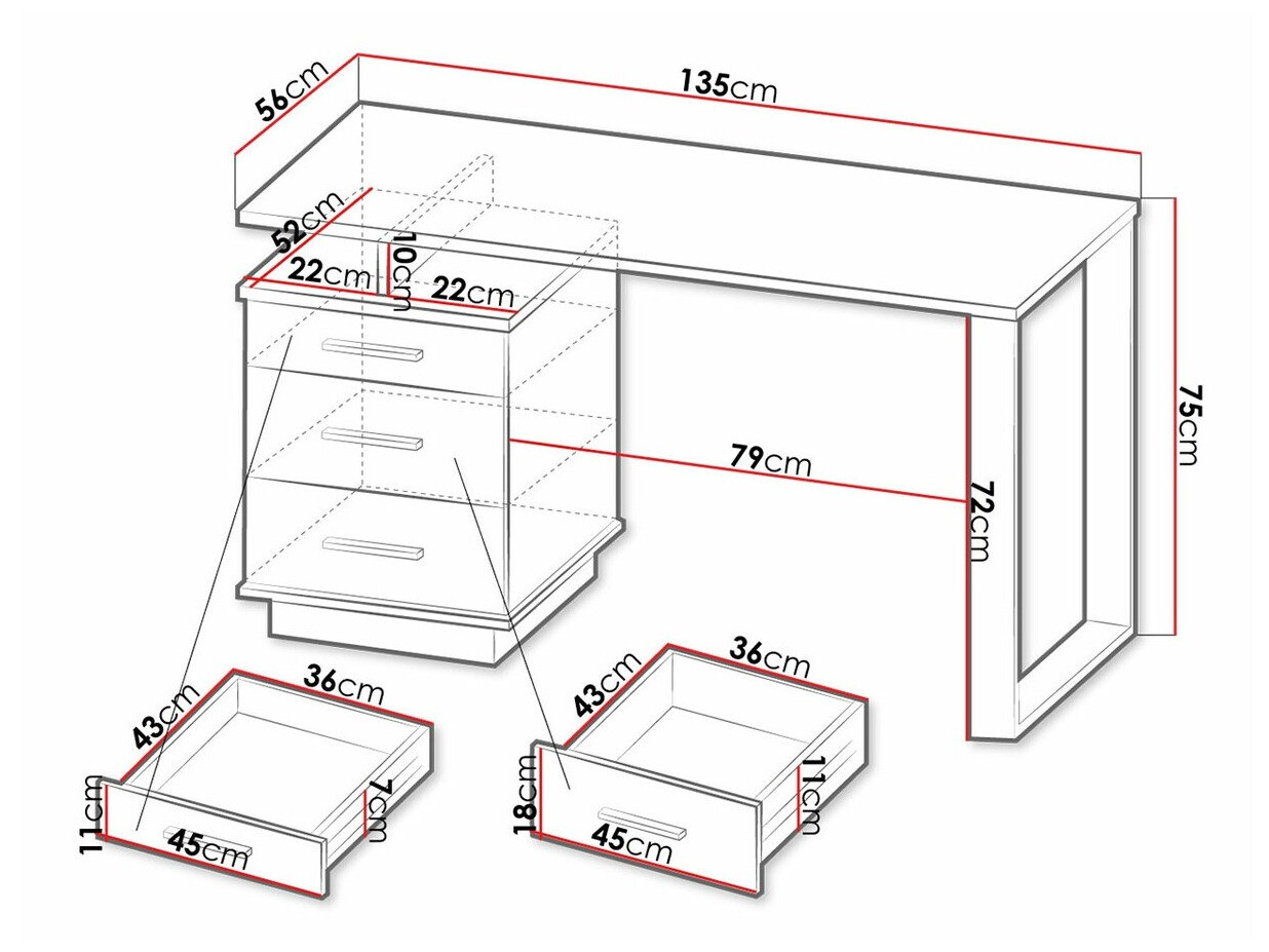 Desk Tenodeu 107