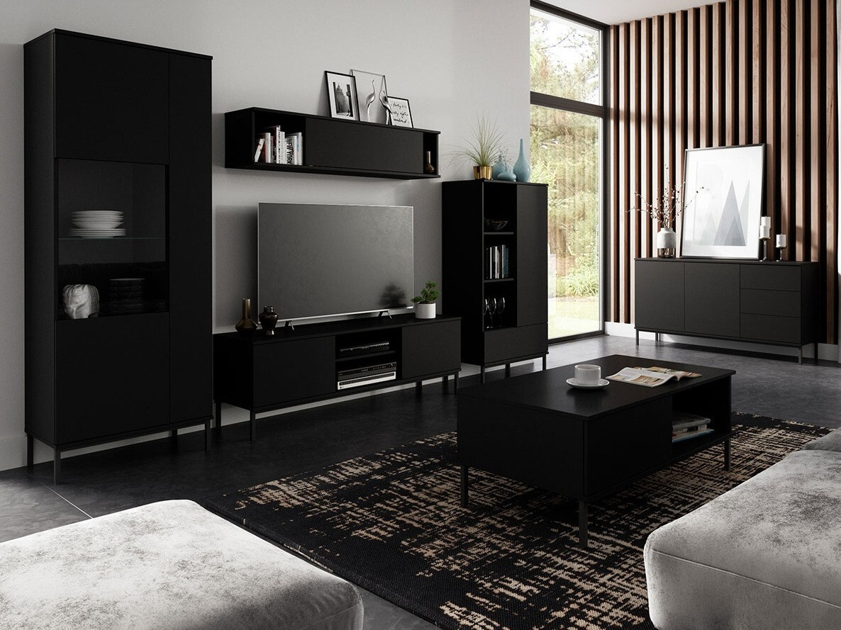 Living room set Lomsore 107 (Black)