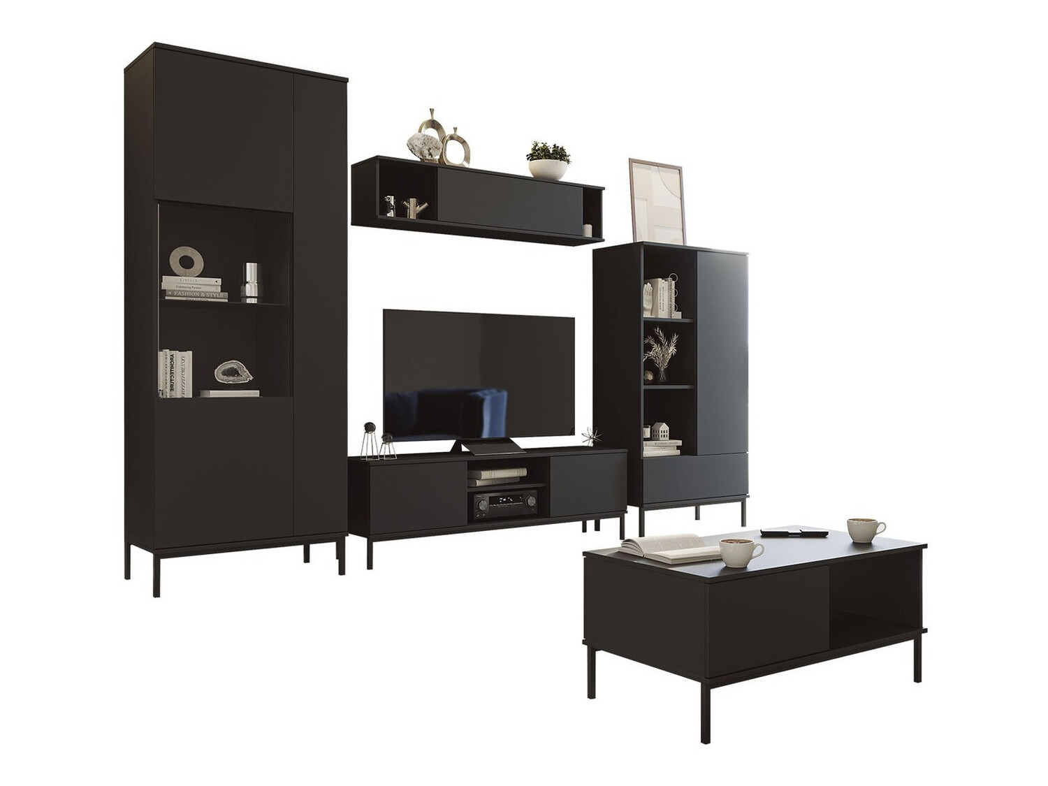 Living room set Lomsore 108 (Black)