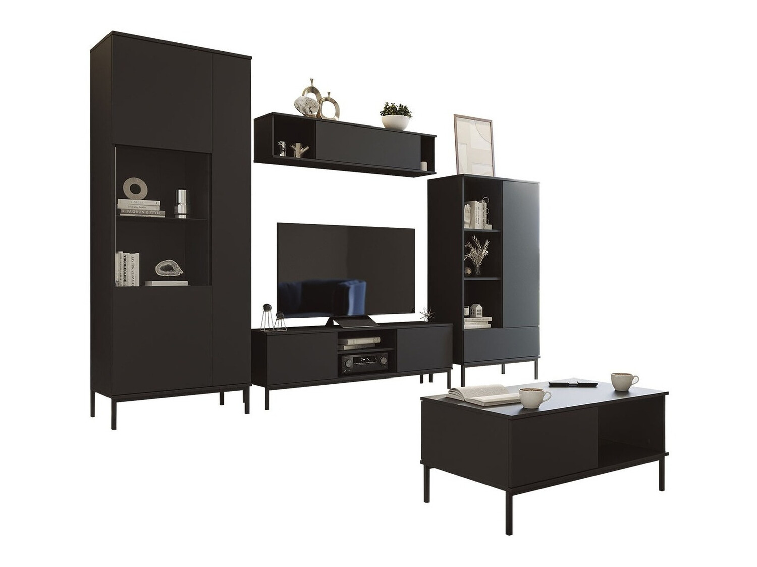 Living room set Lomsore 108 (Black)