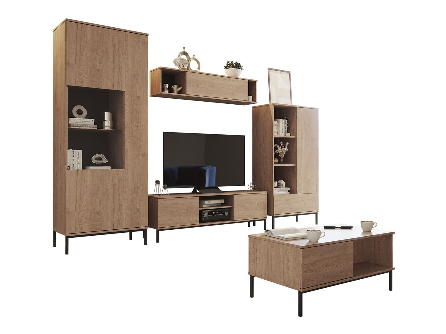 Living room set Lomsore 108 (Light wood)