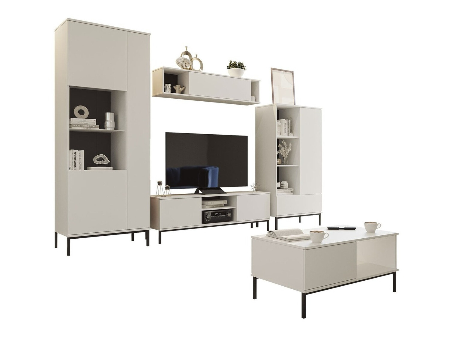 Living room set Lomsore 108 (White)