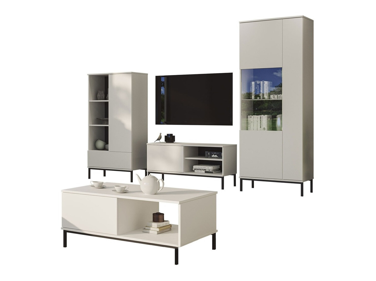 Living room set Lomsore 109 (White)