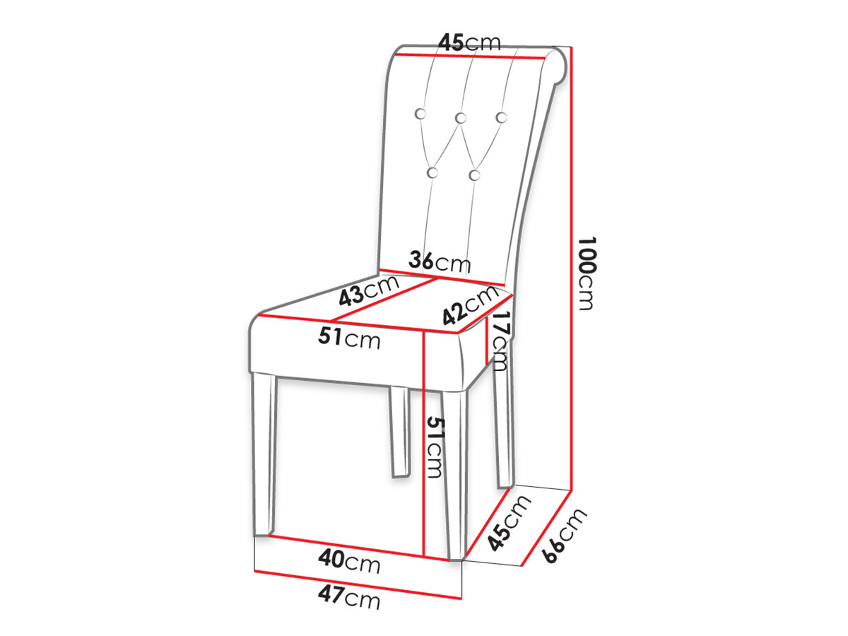 Chair Racine 107 (Black)