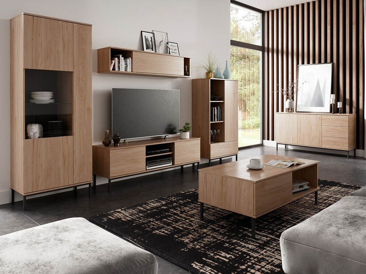 Living room set Lomsore 107 (Light wood)