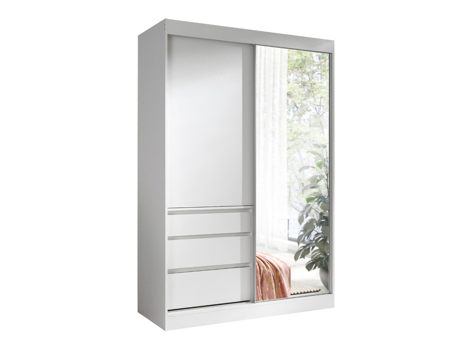 Wardrobe Toledo 115 (White)