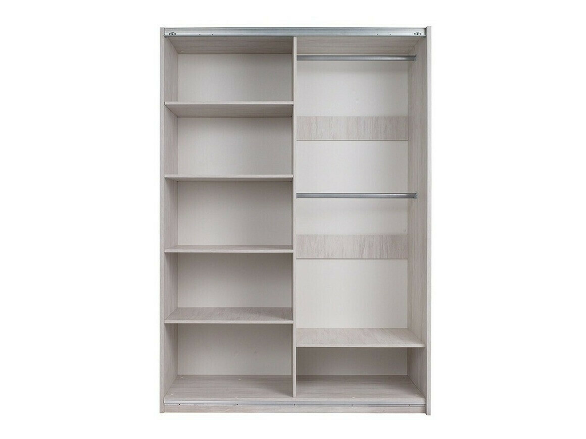 Wardrobe Fivelbo 109 (Monastery oak + Glossy black)