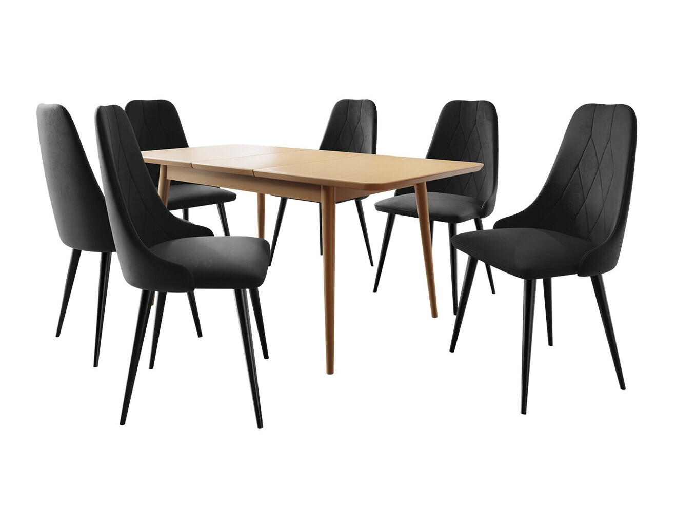 Dining set Racine 125 (Brown)