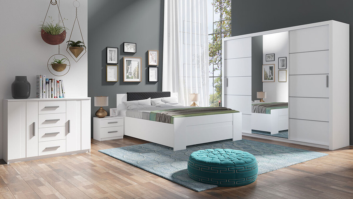 Wardrobe Catromi 111 (White)
