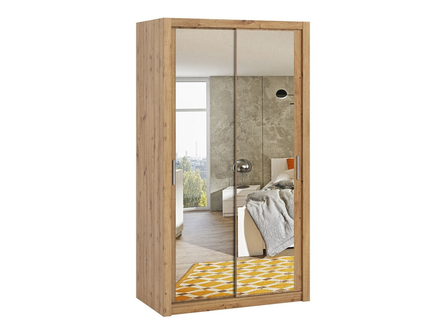 Wardrobe Catromi 104 (Artisan oak)
