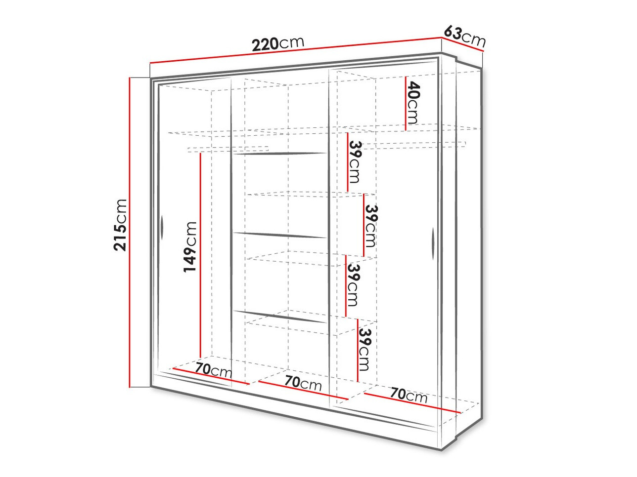 Wardrobe Livsori 106