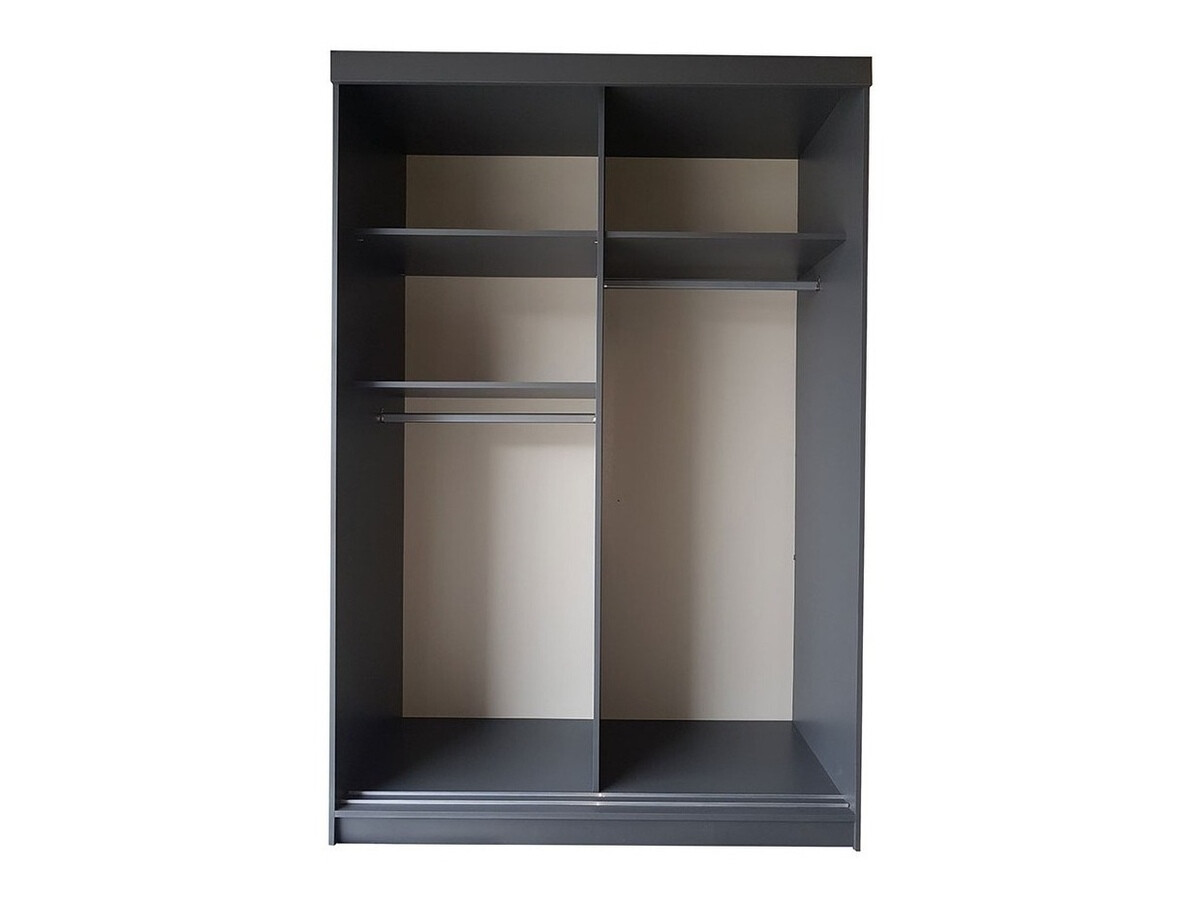 Wardrobe Dover 111 (White + Graphite)