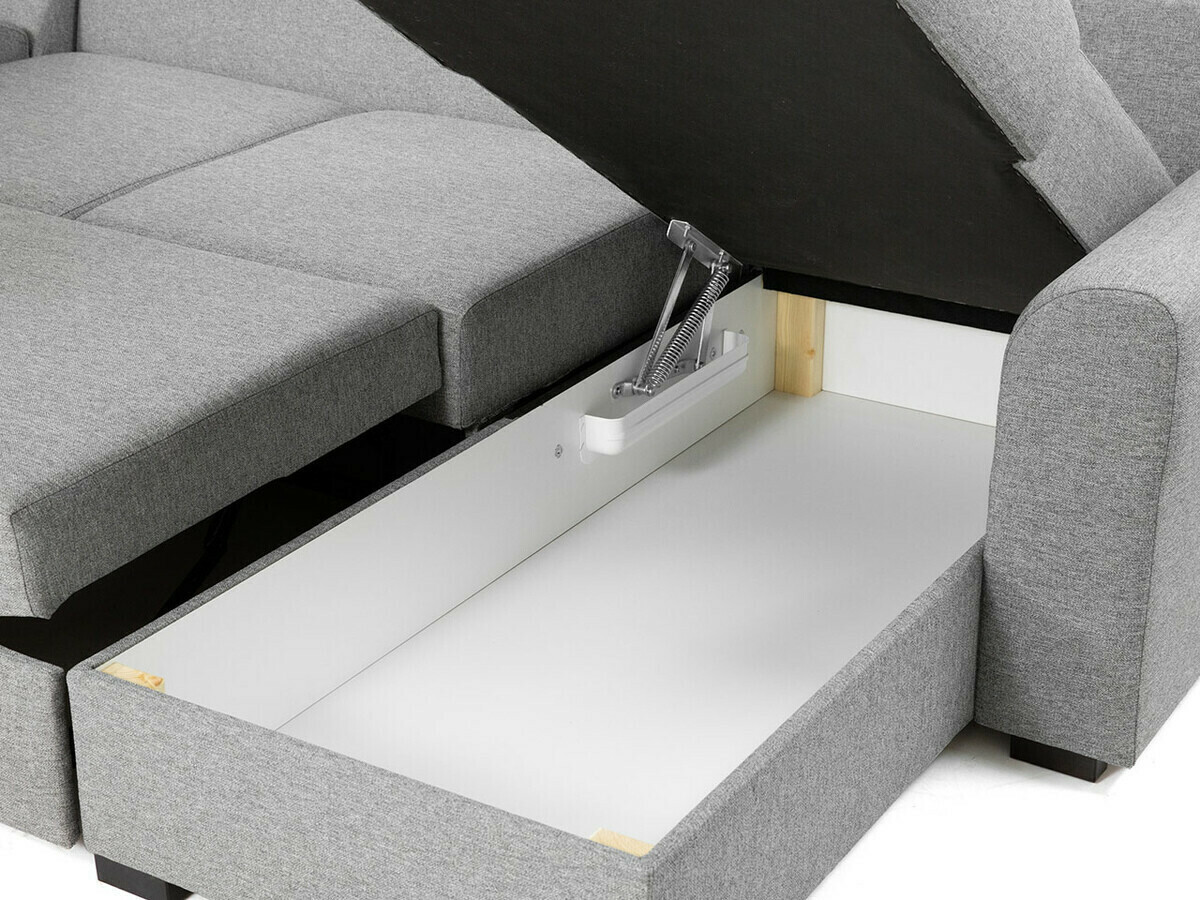 Corner sofa Comfivo Flumen (Magic Velvet 2216 + Magic Velvet 2216-P137)