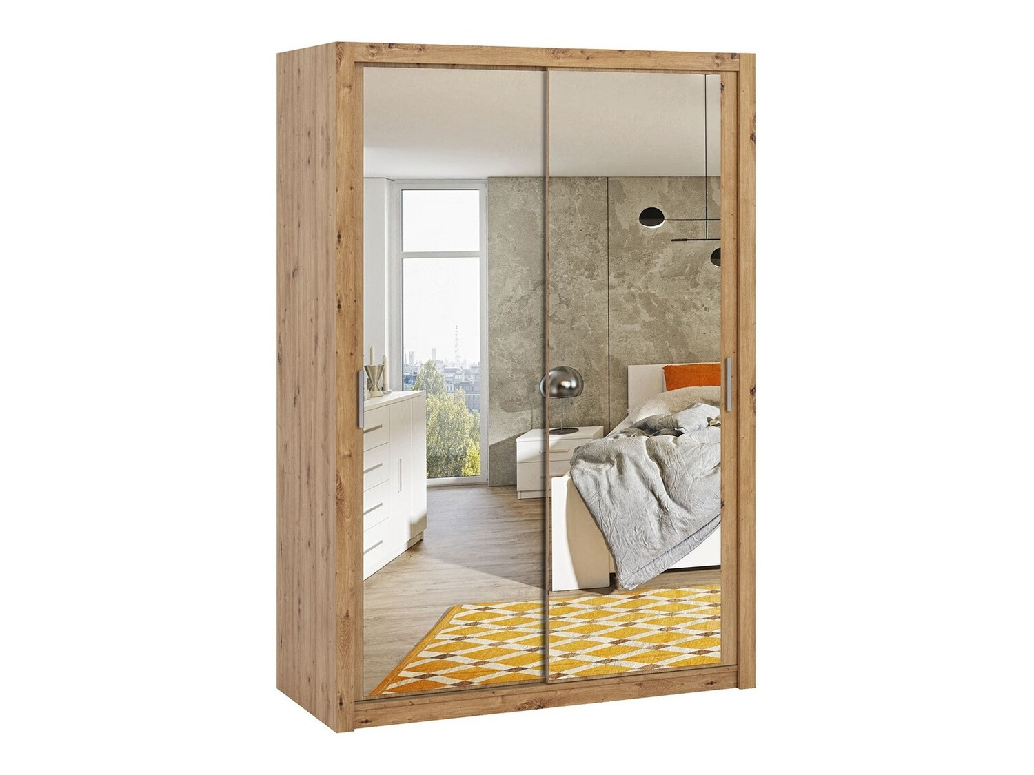Wardrobe Catromi 106 (Artisan oak)