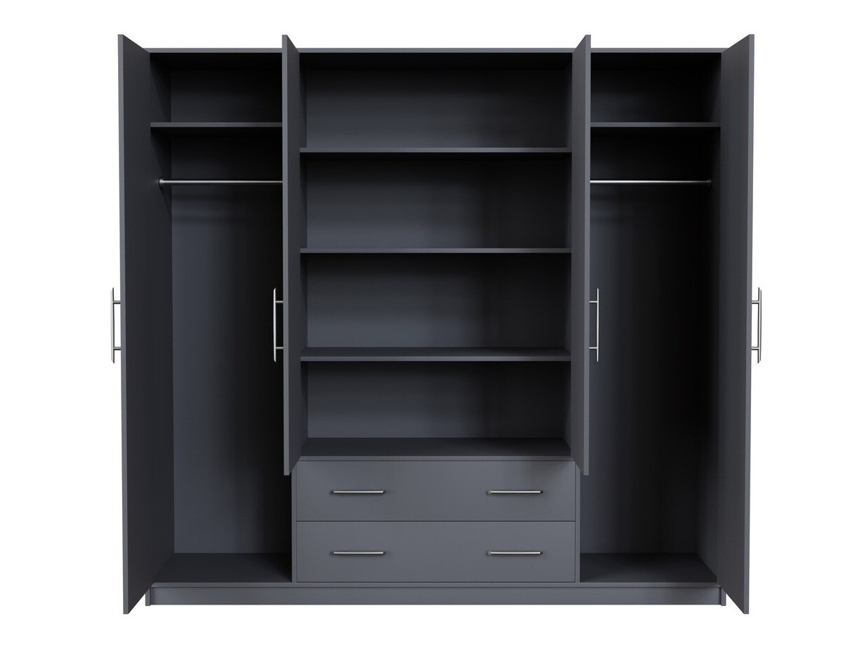 Wardrobe Cavmero 100 (Anthracite)