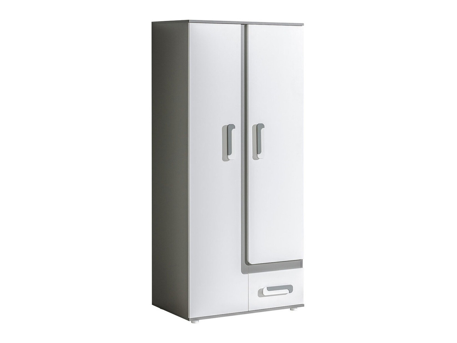 Wardrobe Aviseve 106 (Anthracite + White)