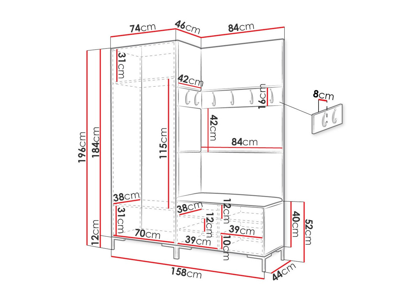 Hallway set Nomal I (Polo 897)