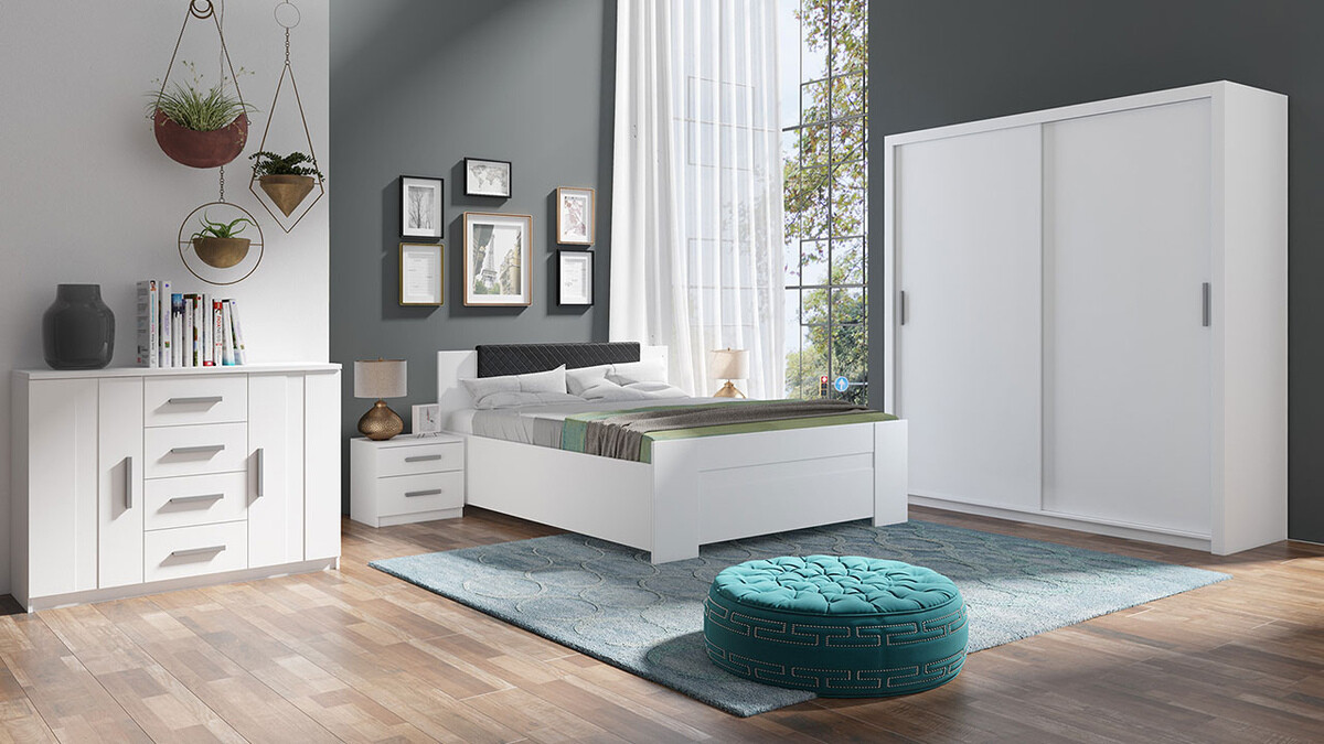 Wardrobe Catromi 107 (White)