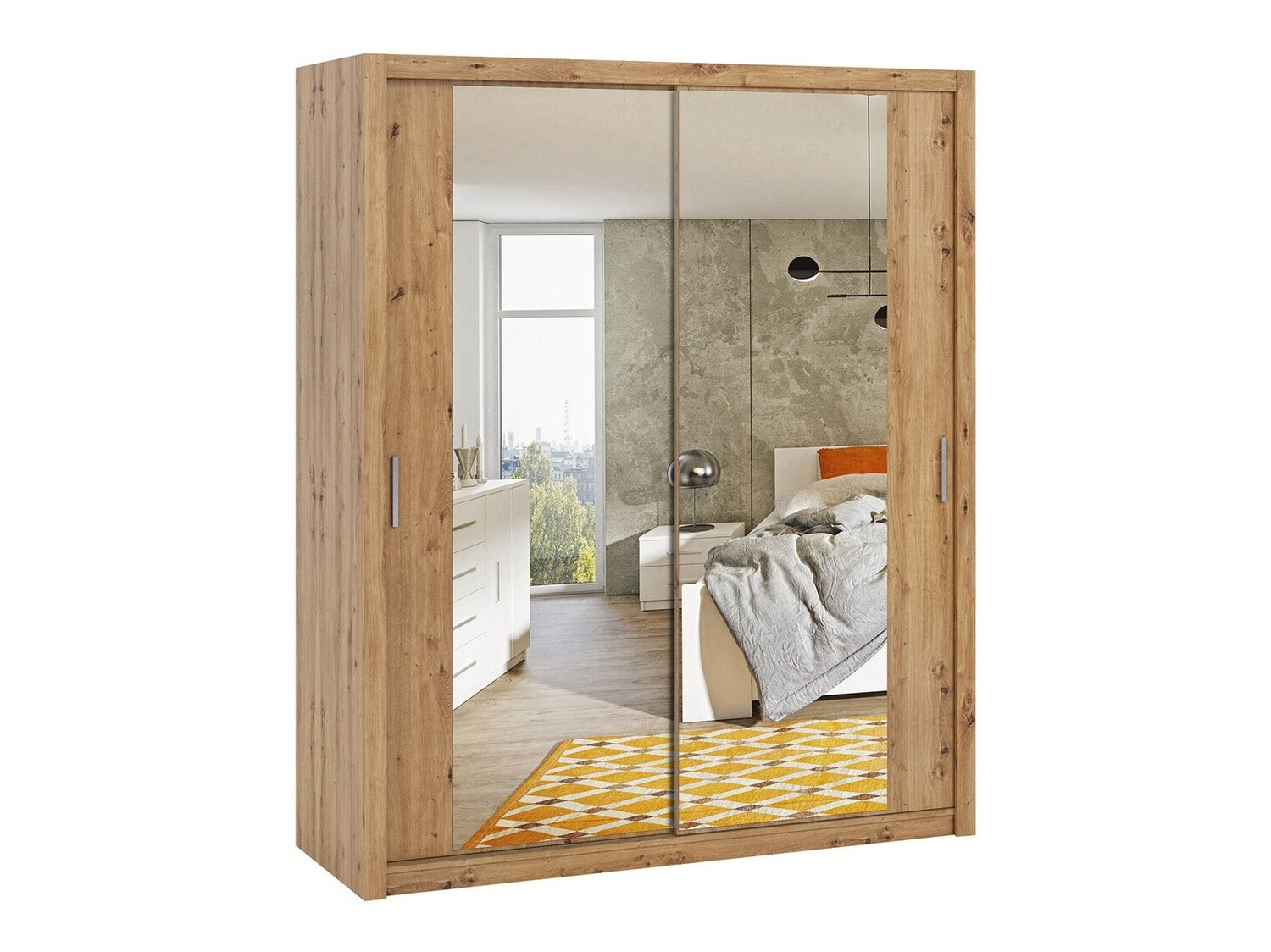 Wardrobe Catromi 119 (Artisan oak)