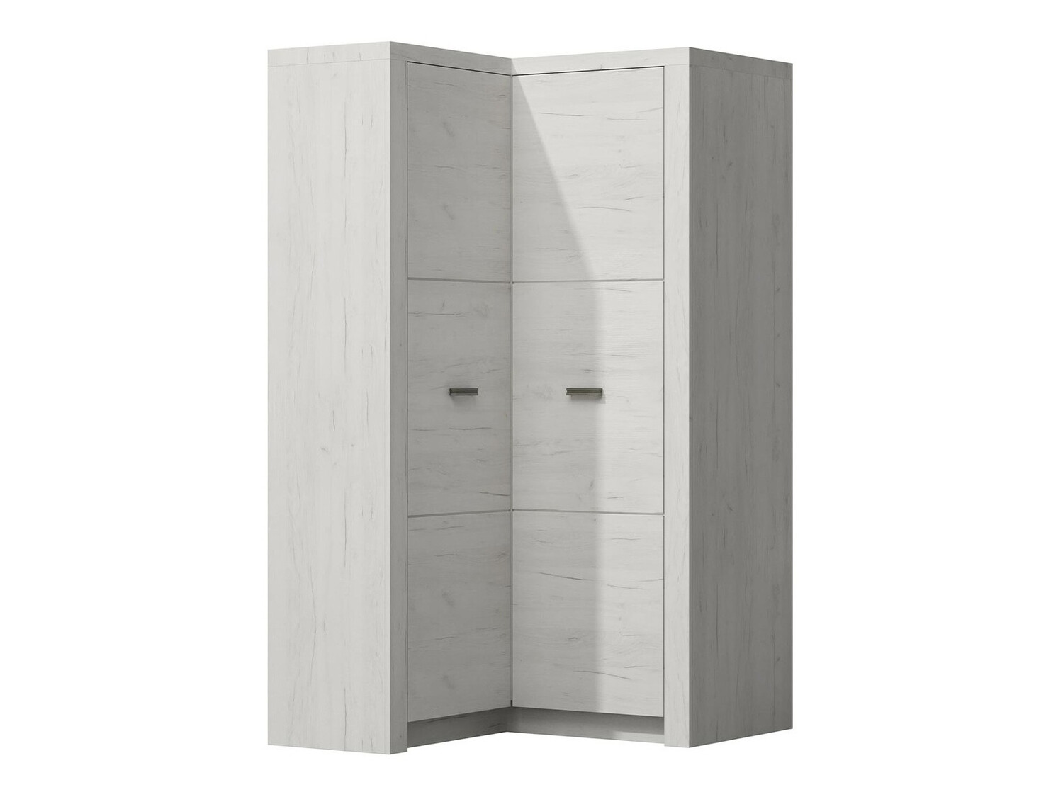 Corner wardrobe Serfeno 111 (Craft white)