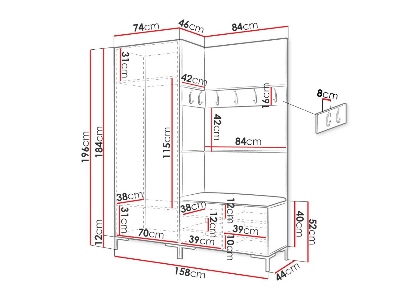 Hallway set Nomal I (Polo 897)