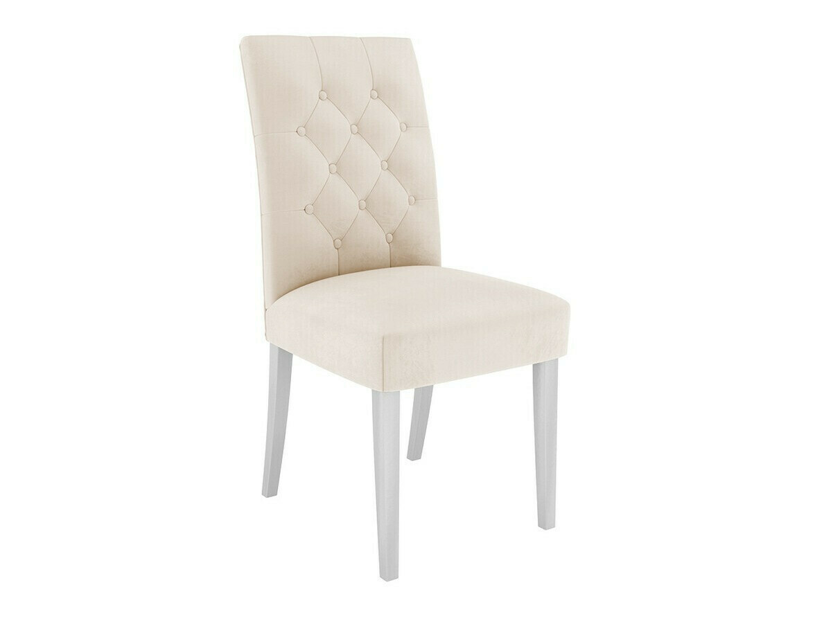 Dining set Racine 138 (Glossy white + Magic Velvet 2250)