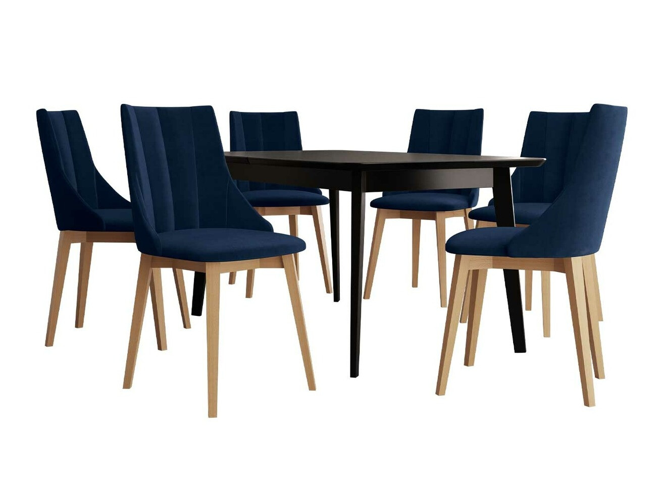 Dining set Racine 139 (Brown + Magic Velvet 2216)